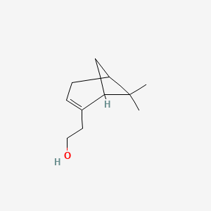 2D Lewis structure of nopol