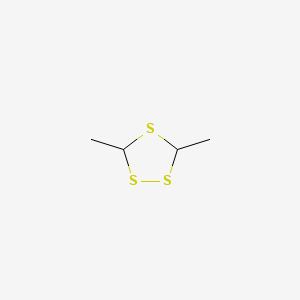 2D structure of 3,5-dimethyl-1,2,4-trithiolane