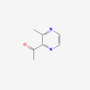 2D structure of 2-acetyl-3-methylpyrazine