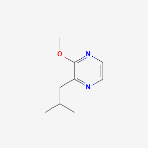 2D structure of 2-isobutyl-3-methoxypyrazine