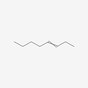 2D Lewis structure of 3-octene
