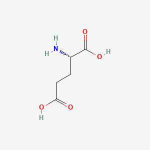 2D Lewis structure of l-glutamic acid