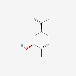 2D Lewis structure of (-)-cis-carveol