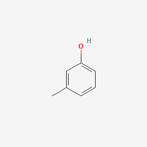 2D Lewis structure of 3-methylphenol