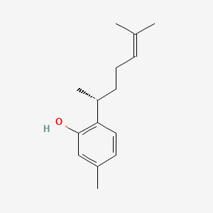 2D Lewis structure of curcuphenol
