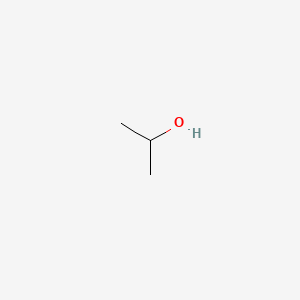 2D Lewis structure of 2-propanol
