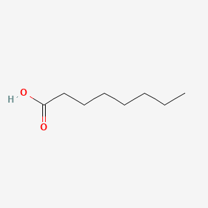 2D structure of octanoic acid