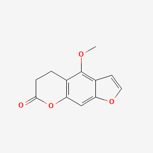 2D Lewis structure of 5,6-dihydrobergaptene