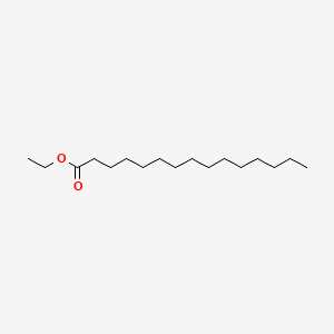 2D structure of ethyl pentadecanoate