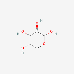 2D Lewis structure of l-arabinose