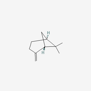 2D structure of (-)-beta-pinene