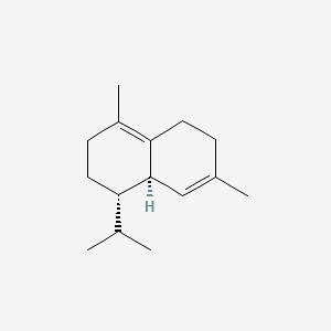 2D Lewis structure of (+)-delta-cadinene