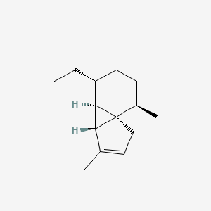 2D Lewis structure of .alpha.-cubebene