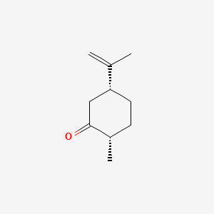 2D Lewis structure of (+)-isodihydrocarvone