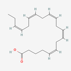 2D structure of 5,8,11,14,17-eicosapentaenoic acid