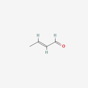 2D structure of 2-butenal