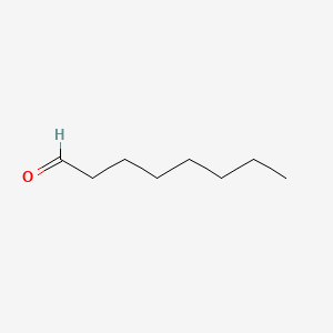 2D structure of octanal