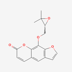 2D Lewis structure of heraclenin