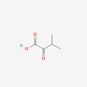 2D Lewis structure of 3-methyl-2-oxobutanoic acid