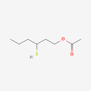 2D structure of 3-mercaptohexyl acetate