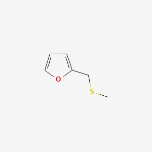 2D Lewis structure of furfuryl methyl sulfide