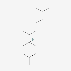 2D Lewis structure of sesquiphellandrene
