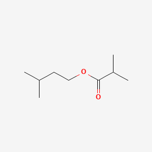 2D Lewis structure of isoamyl isobutyrate