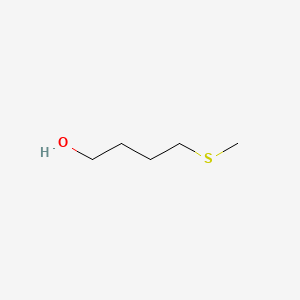 2D Lewis structure of 4-(methylthio)-1-butanol