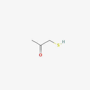 2D Lewis structure of 1-mercapto-2-propanone