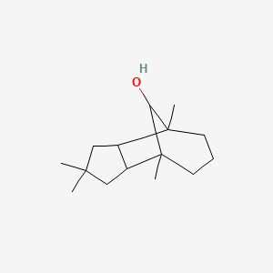 2D Lewis structure of caryophyllene alcohol