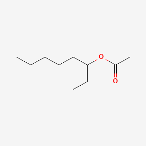 2D Lewis structure of 3-octyl acetate