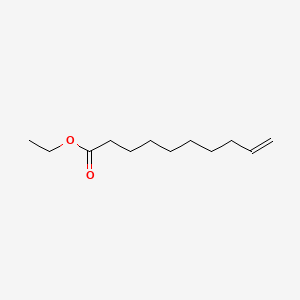 2D structure of ethyl 9-decenoate