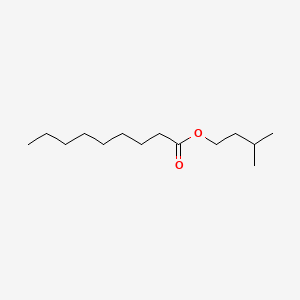 2D Lewis structure of isoamyl nonanoate