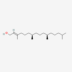 2D Lewis structure of phytol