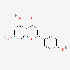 2D Lewis structure of apigenin