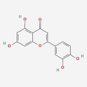 2D Lewis structure of luteolin