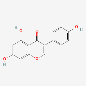 2D Lewis structure of genistein