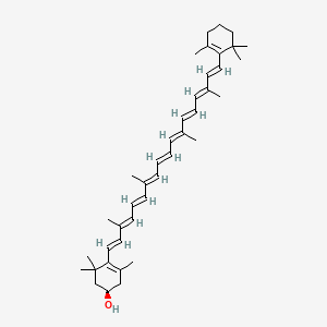 2D Lewis structure of β-cryptoxanthin