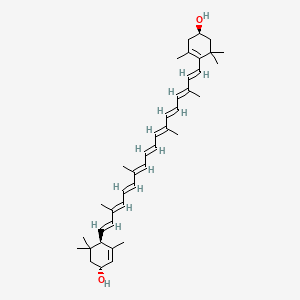 2D Lewis structure of lutein