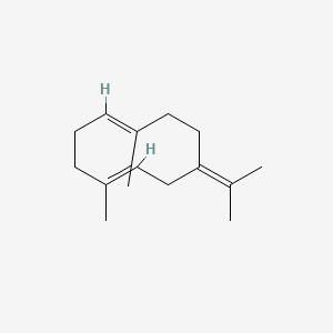 2D Lewis structure of germacrene b