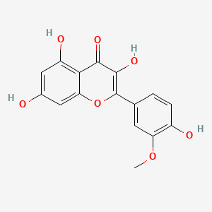 2D Lewis structure of isorhamnetin