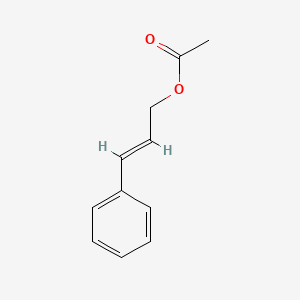 2D structure of cinnamyl acetate