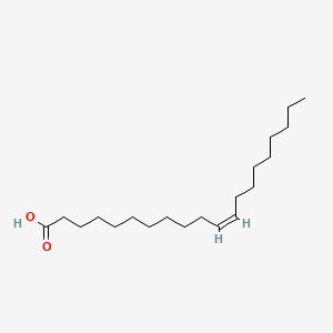 2D Lewis structure of gondoic acid