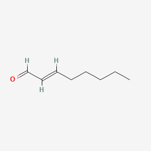 2D structure of 2-octenal
