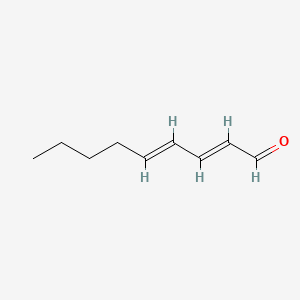 2D structure of trans,trans-2,4-nonadienal