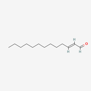 2D structure of 2-tridecenal