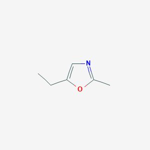 2D Lewis structure of 5-ethyl-2-methyloxazole