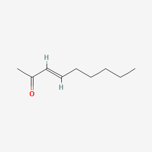 2D structure of 3-nonen-2-one