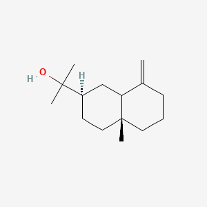 2D Lewis structure of zingiberol