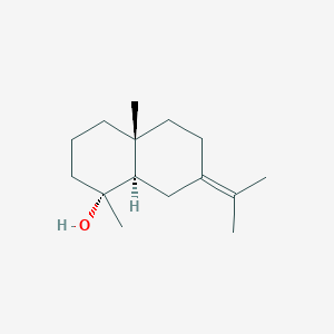 2D Lewis structure of juniper camphor